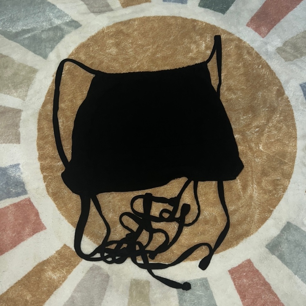 Pacsun Black tie tank top